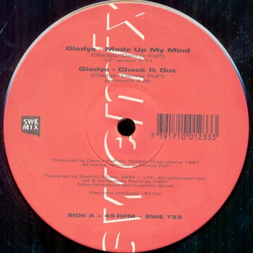 Gladys - Made Up My Mind (Vinyl, 12'') 1991 (Lossless)