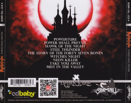 Nightstryke - Power Shall Prevail (2017) (Lossless)