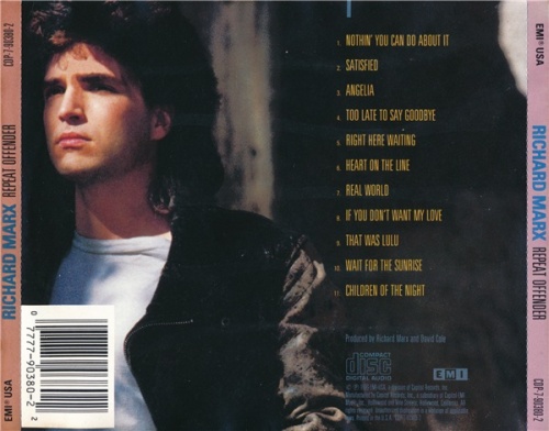 Richard Marx - Repeat Offender (1989) (Lossless + mp3)