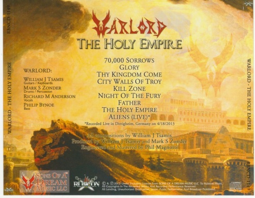 Warlord - The Holy Empire (Japanese Edition) 2013