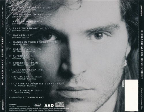 Richard Marx - Rush Street (1991) (Lossless + mp3)