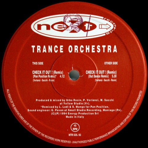 Trance Orchestra - Check It Out! (Remix) (Vinyl,12'') 1994 (Lossless)