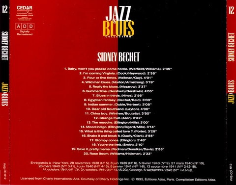 Sydney Bechet - Jazz & Blues Collection (1995)