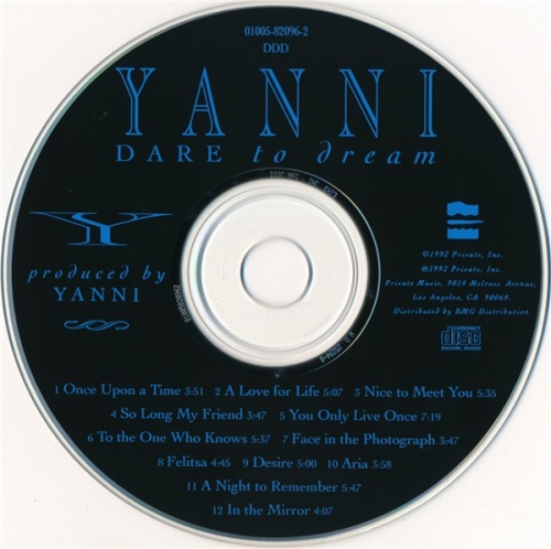 Yanni - Dare To Dream (1992) (Lossless + mp3)