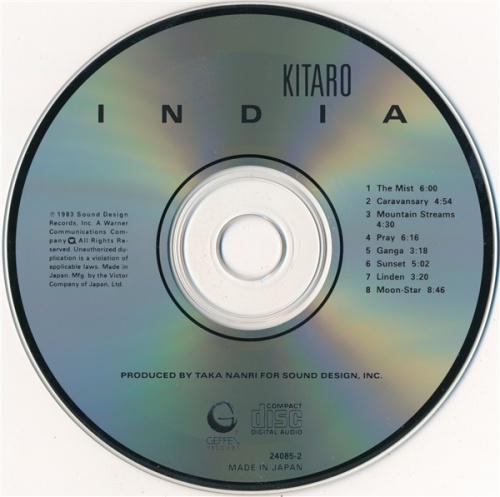 Kitaro - India (1983/ 1985) (Lossless + mp3)