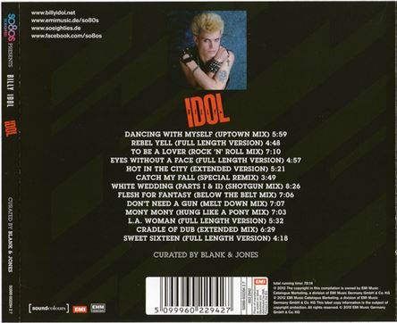 Billy Idol - So80s Presents Billy Idol (2012) Lossless