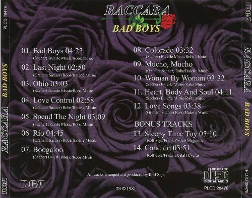 Baccara - Bad Boys (1981) [30th Aniversary] [Lossless+Mp3]