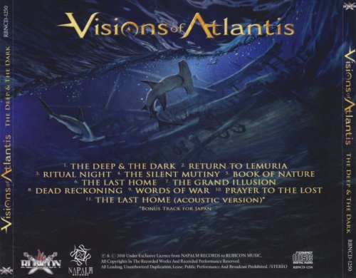 Visions Of Atlantis - The Deep & The Dark [Japanese Edition] (2018) (Lossless)