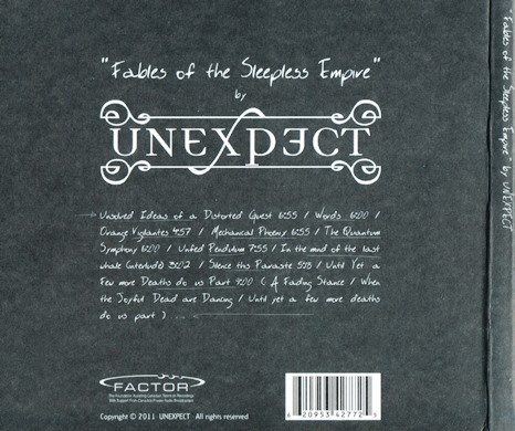 Unexpect - Fables Of The Sleepless Empire (2011) Lossless