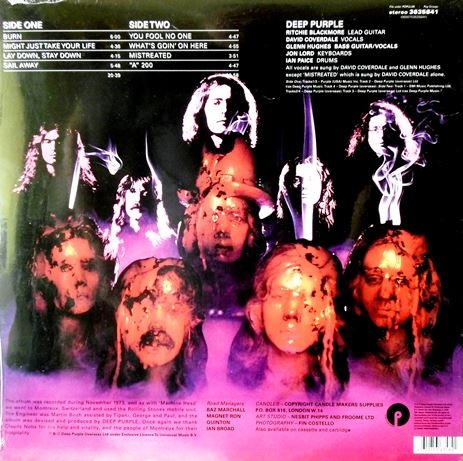 Deep Purple - Burn (1974)  [Vinyl Rip 25/192, LP Remast. 2015] Lossless