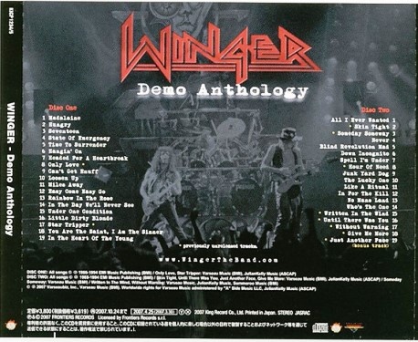 Winger - Demo Antology (2007) [2CD Japan Press] Lossless