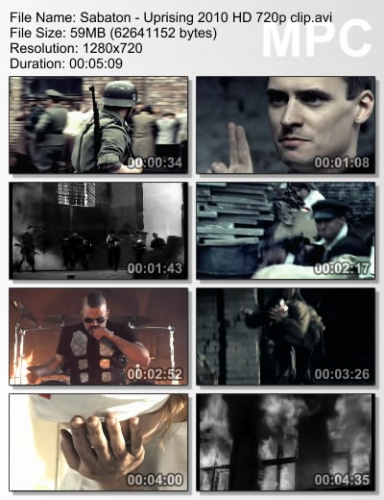 Sabaton - Uprising 2010