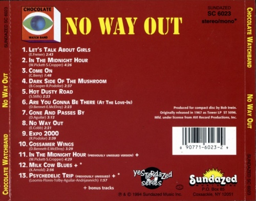 The Chocolate Watch Band - No Way Out (1967) (1993) Lossless