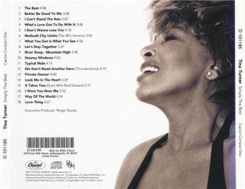 Tina Turner - Simply The Best (1991) (Lossless + mp3)