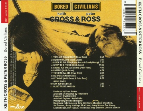 Keith Cross, Peter Ross - Bored Civilians (1972) (2010) Lossless