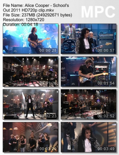 Alice Cooper - School's Out 2011 (Live)