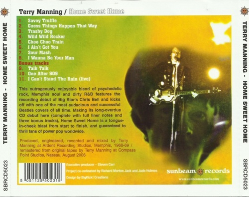 Terry Manning - Home Sweet Home (1970) (2006) Lossless