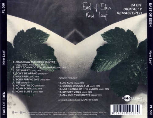 East Of Eden - New Leaf (1971) [Remastered] [2002] Lossless