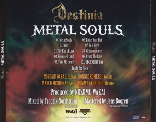 Nozomu Wakai's Destinia - Metal Souls [Japanese Edition] + [DVD] (2018) (Lossless)
