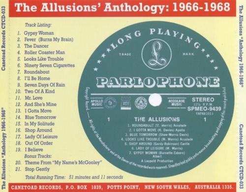 The Allusions - Anthology (1966-68) [Remastered] (2003) Lossless