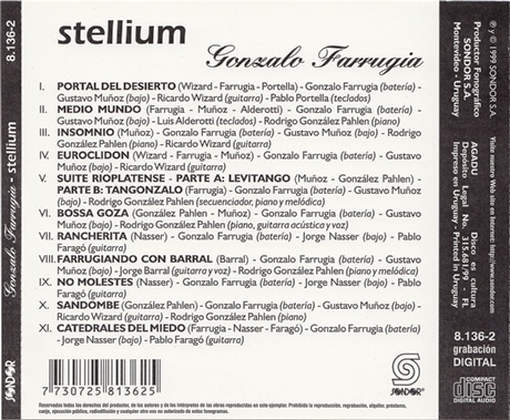 Gonzalo Farrugia - Stellium (1999) Lossless