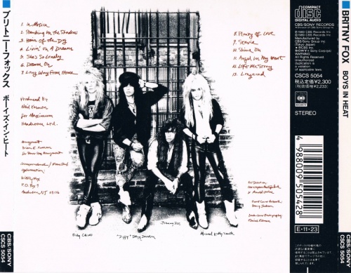 Britny Fox - Boys In Heat [Japanese Edition] (1989) (Lossless)