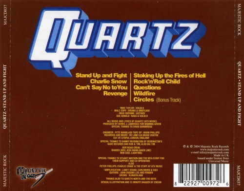 Quartz - Stand Up And Fight (1980)