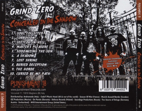 Grind Zero - Concealed In The Shadow (2018) (Lossless)