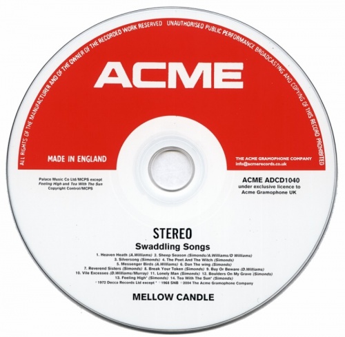 Mellow Candle - Swaddling Songs (1972) [2004] Lossless