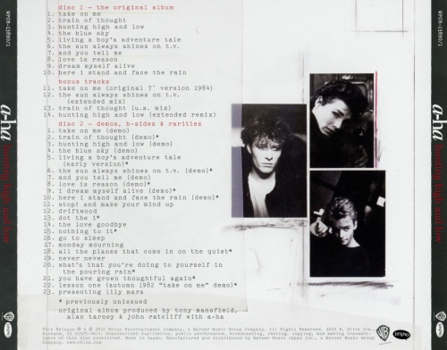 A-Ha - Hunting High and Low (2CD) [Japanese Edition] (1985) [2010] (Lossless)