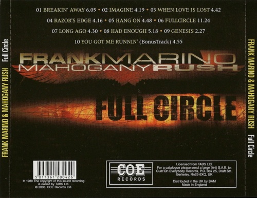 Frank Marino - Full Circle (1986)