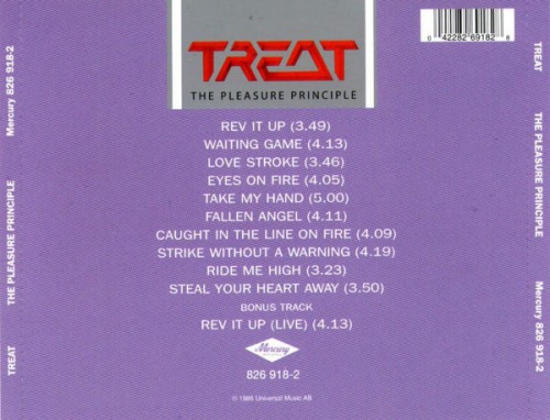 Treat - The Pleasure Principle (1986) [Japan Press 1990 + Reissue 1992] Lossless