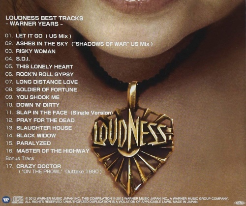 Loudness - Loudness Best Tracks - Warner Years 2012