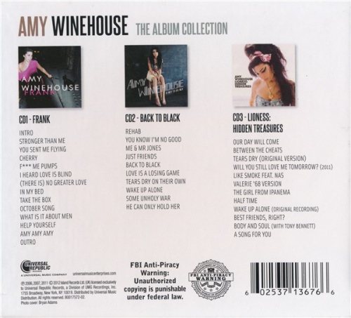 Amy Winehouse - The Album Collection (3CD Box Set 2012) (Lossless+Mp3)