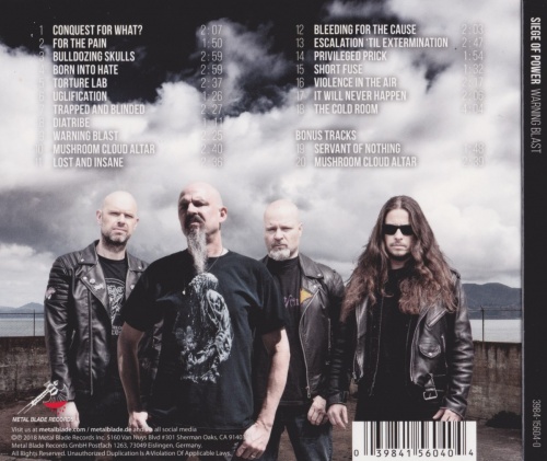 Siege Of Power - Warning Blast (2018) (Lossless)