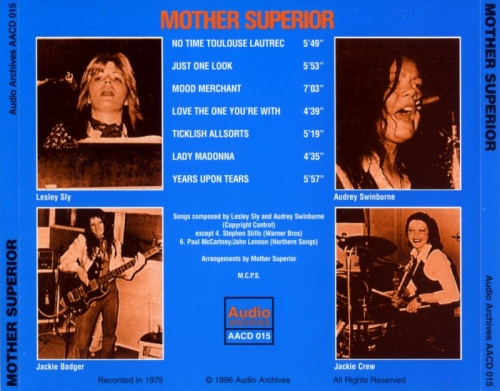 Mother Superior - Mother Superior (1975) Reissue (1996) Lossless