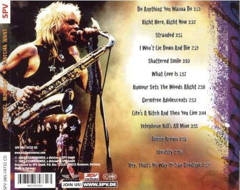 Michael Monroe - Whatcha Want (2003) Lossless