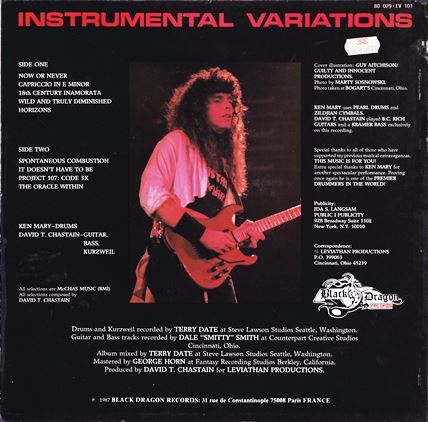 David T. Chastain - Instrumental Variations (1987) [Vinyl Rip 24/96] Lossless