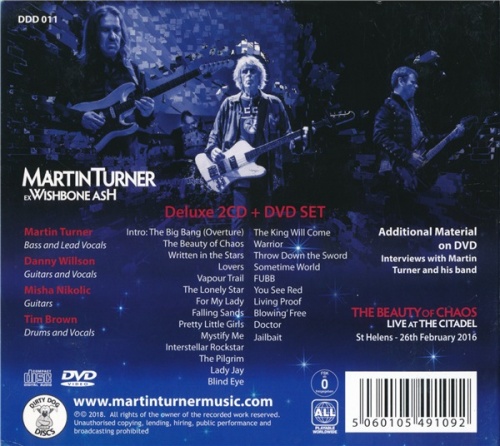 Martin Turner - The Beauty Of Chaos: Live At The Citadel (Deluxe 2CD + DVD Set 2018) (Lossless + mp3) Martin Turner - The Beauty Of Chaos: Live At The Citadel (Deluxe 2CD + DVD Set 2018) (Lossless + mp3)
