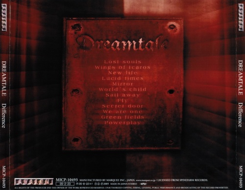 Dreamtale - Difference (2005) (Japanese Edition)