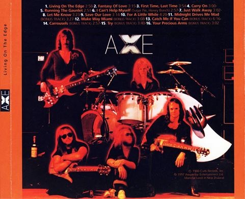 Axe - Living On The Edge (1980) [Reissue 1997] Lossless