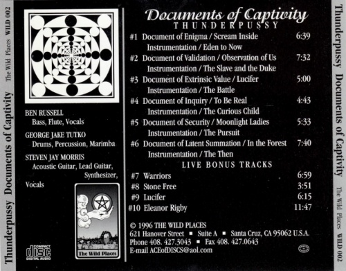 Thunderpussy - Documents of Captivity (1973) (1996) Lossless