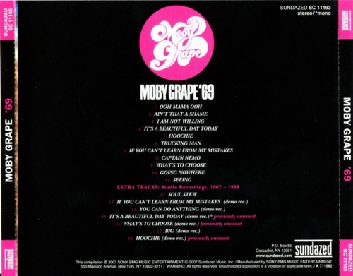 Moby Grape - Moby Grape 69' [Remastered, Expanded, 2007] Lossless
