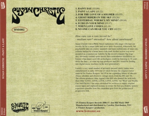 Susan Christie - Paint A Lady (1969) (2006) Lossless