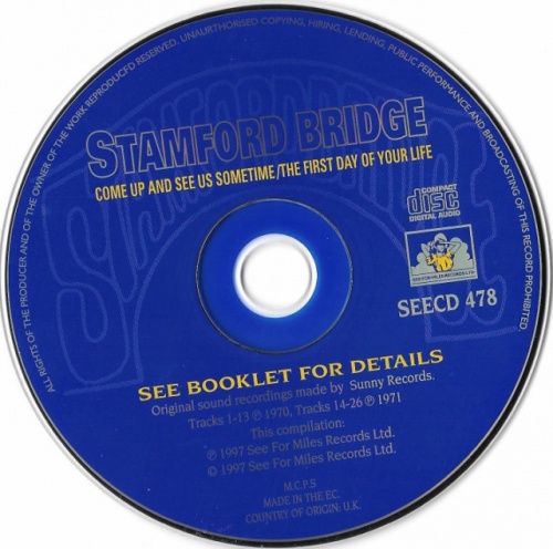 Stamford Bridge - Come Up and See Us Sometime / The First Day of Your Life [1970-71](1997) Lossless