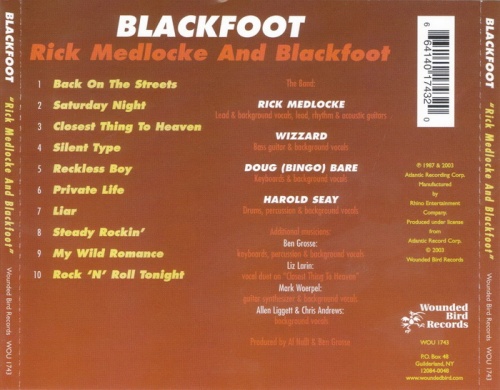 Blackfoot - Rick Medlocke And Blackfoot (1987)