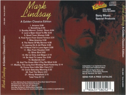 Mark Lindsay - Arizona/Silverbird (1970) (1996) Lossless