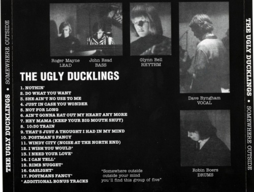 The Ugly Ducklings - Somewhere Outside (1966) (1997) Lossless