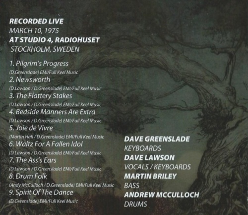 Greenslade - Live in Stockholm, March 10th, 1975 (2013) Lossless