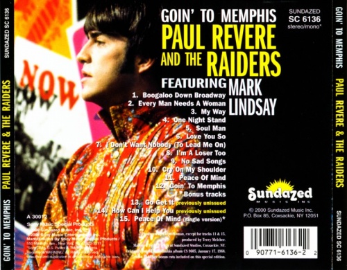 Paul Revere & The Raiders Featuring Mark Lindsay - Goin' To Memphis (1968) (2000) Lossless